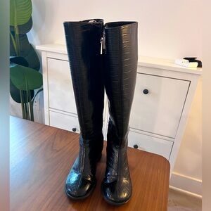 Zara Long Black Boots